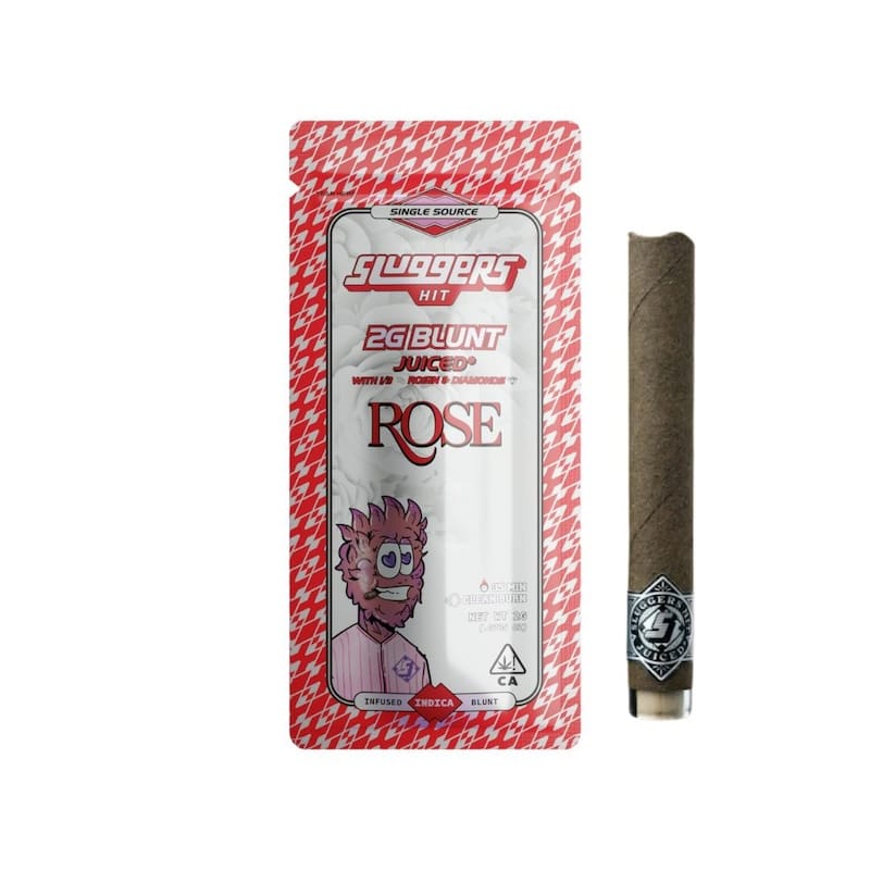 Sluggers - Infused Preroll - 2g - - Rose - Infused Blunt - Indica - Sluggers Hit -  - $30 - Pre-Rolls