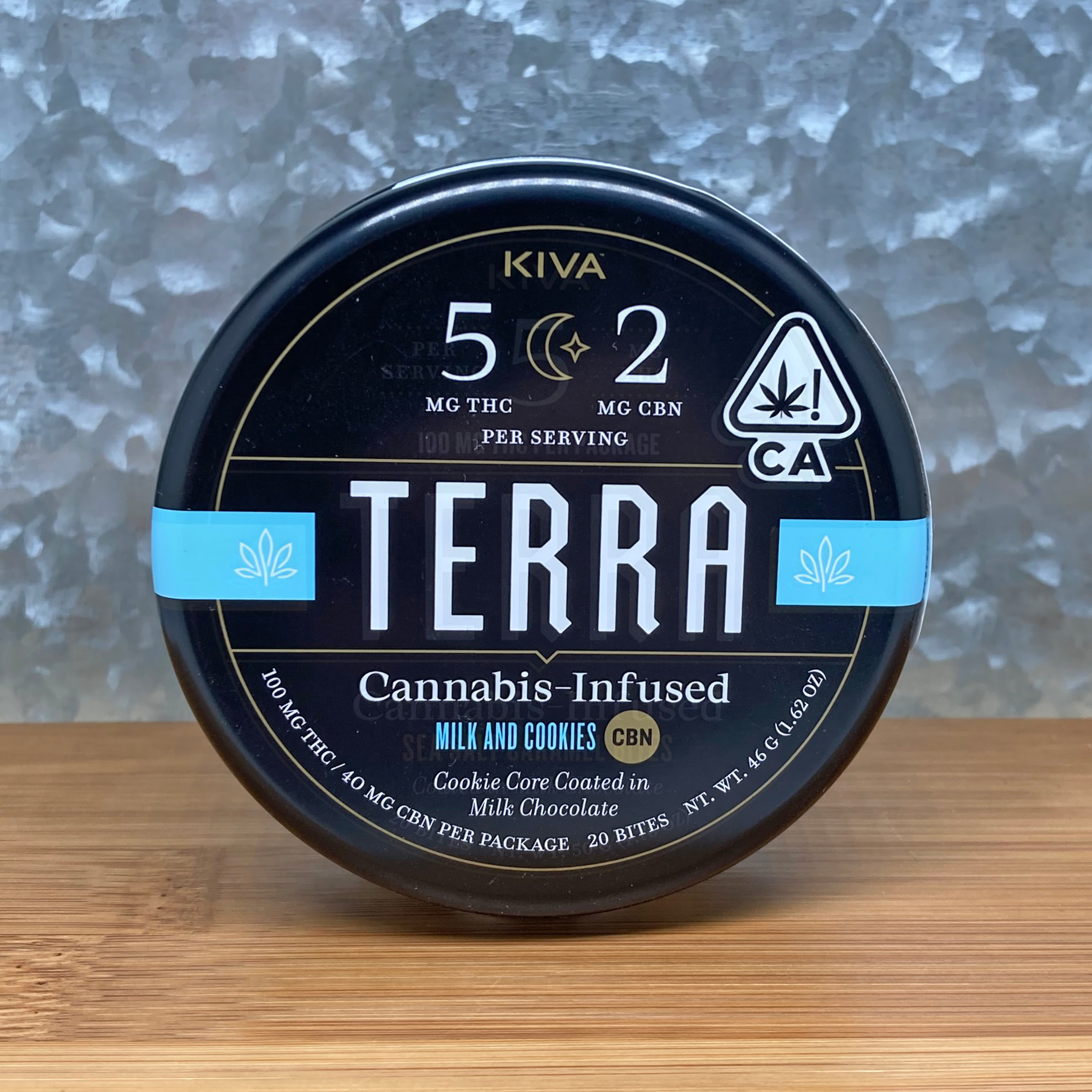 Milk & Cookies CBN Terra Bites - Kiva - - $32 - Edible