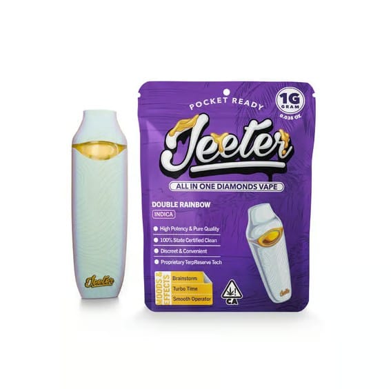 Jeeter - AIO Double Rainbow Liquid Diamond Disposable 1g - Jeeter - Jeeter - AIO Double Rainbow Liquid Diamond Disposable 1g - $42 - Disposable