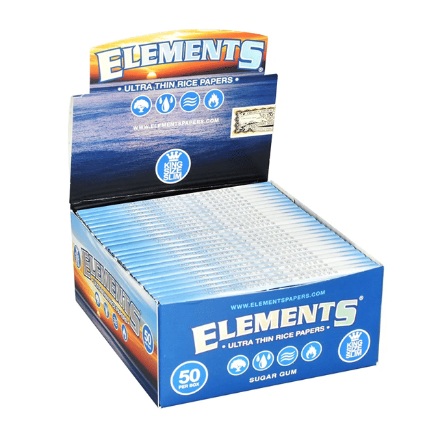 Elements Rice Rolling Papers - King Size Slim
