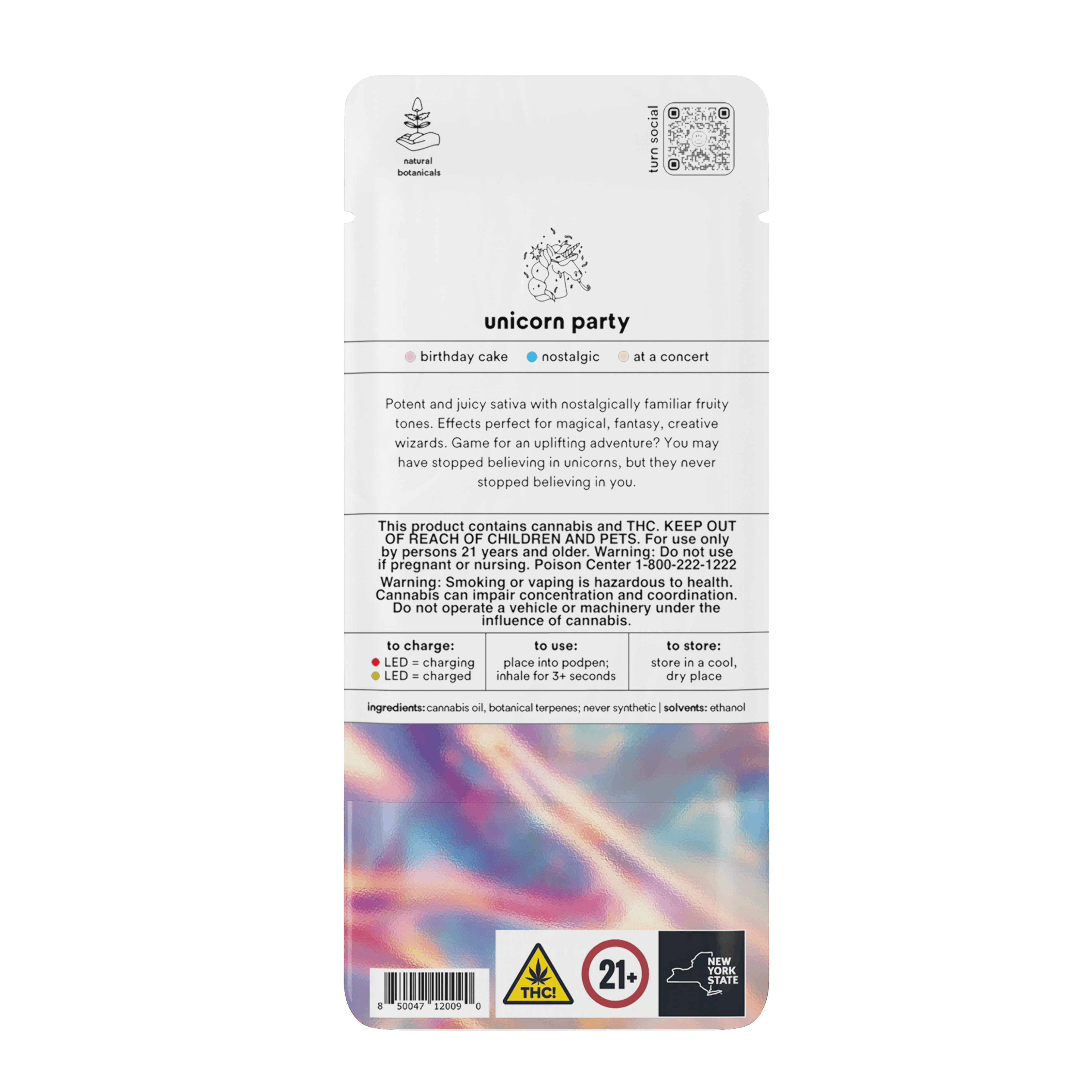 1.0g POD | unicorn party (21+) | botanica blends | up | - Turn - - $35 - Vape Pens