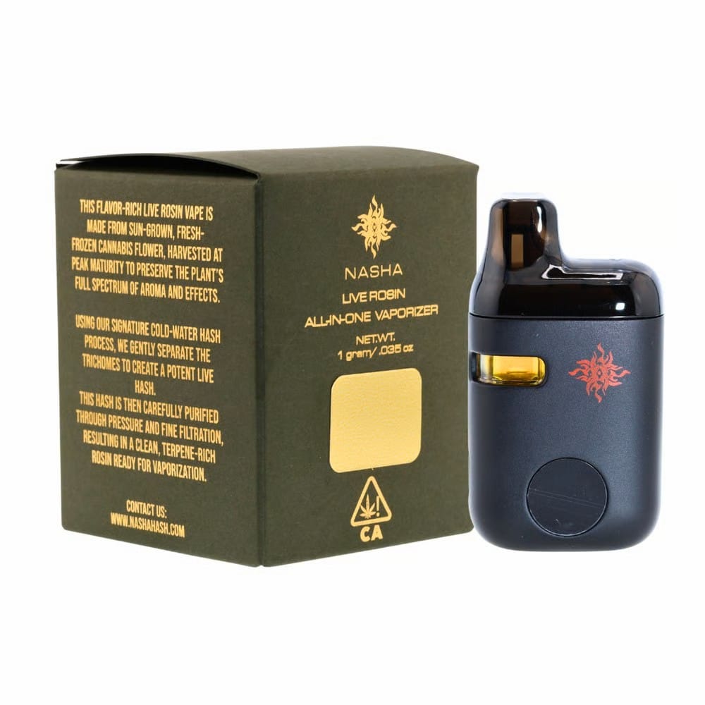 Nigerian Haze WAK (S) Live Rosin All-In-One Vape - 1g - Nasha -  - $55 - Disposables