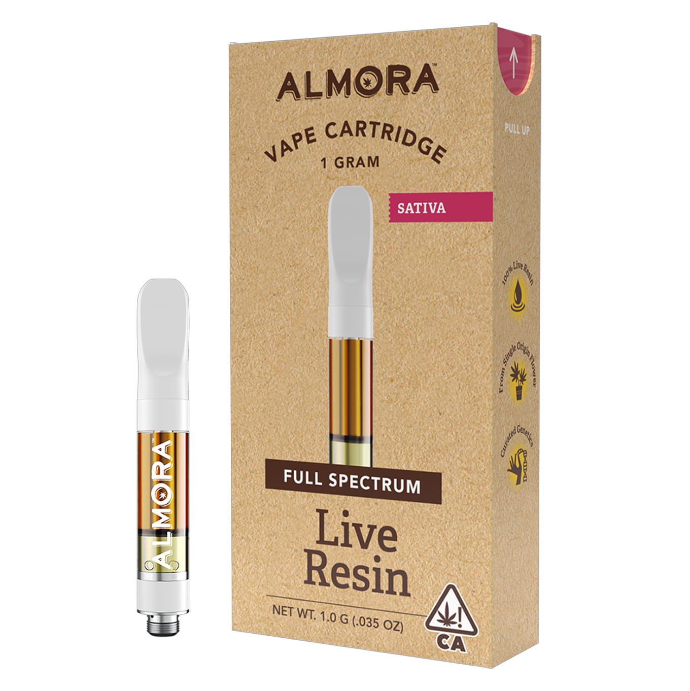 Twisted Citrus (S) Live Resin Cartridge - 1g - Almora - Twisted Citrus (S) - $23.71 - Cartridges