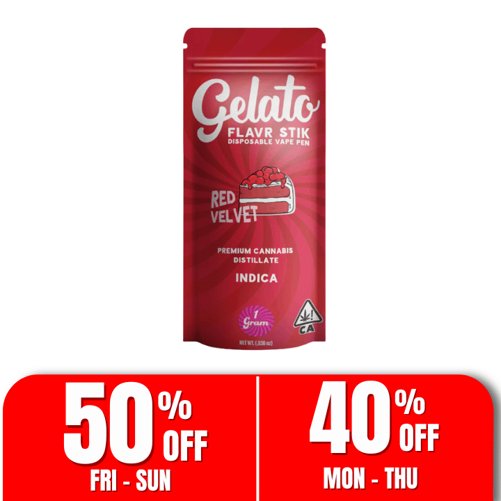 Gelato Flavr Stick | 1g - Red Velvet - Disposable - Indica - Gelato -  - $33.50 - All-In-Ones