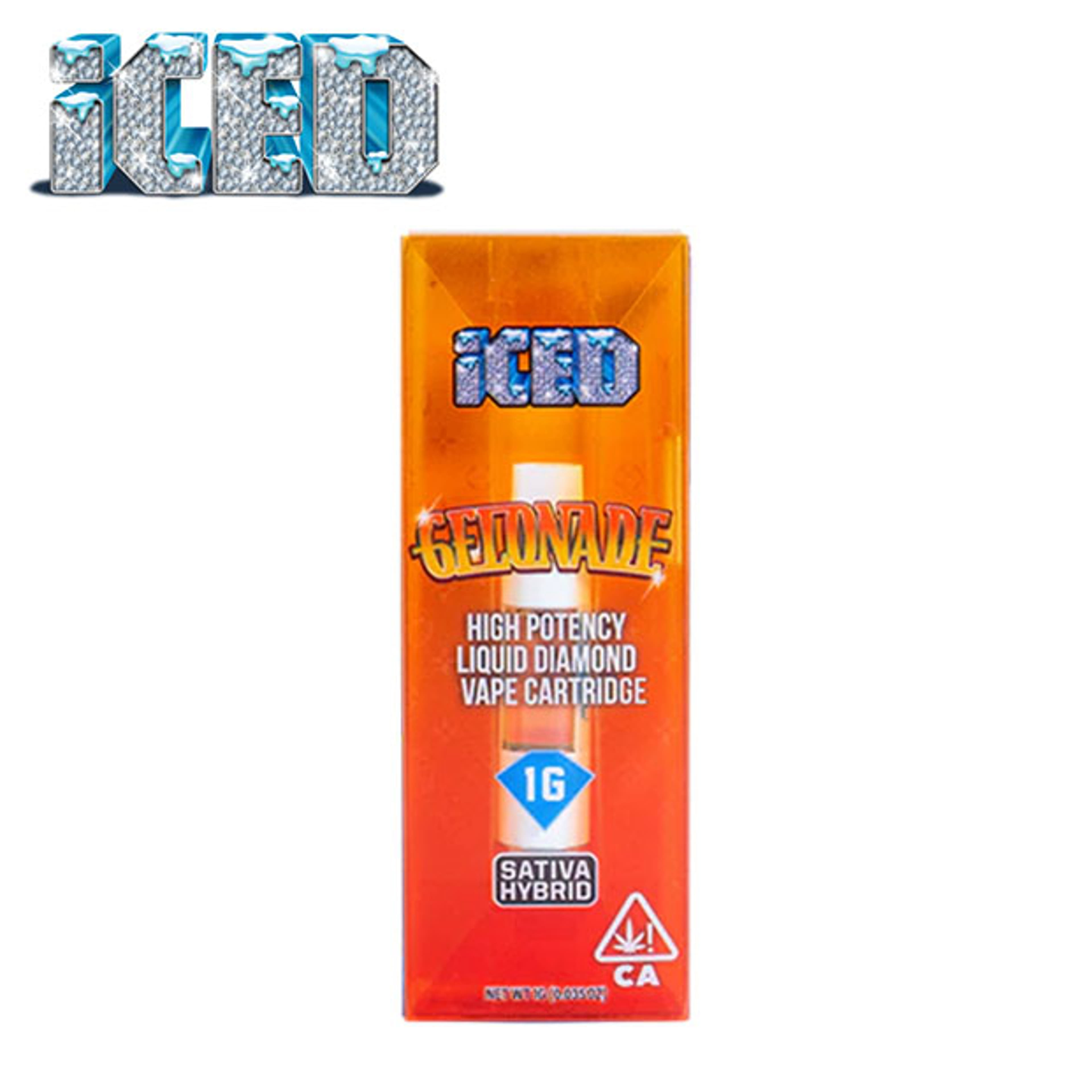 Iced - Gelonade - Liquid Diamond Vape Cartridge - 1g *B2G1 EVERYDAY* - Iced - 1g Cart - $17.99 - 510 Cartridges