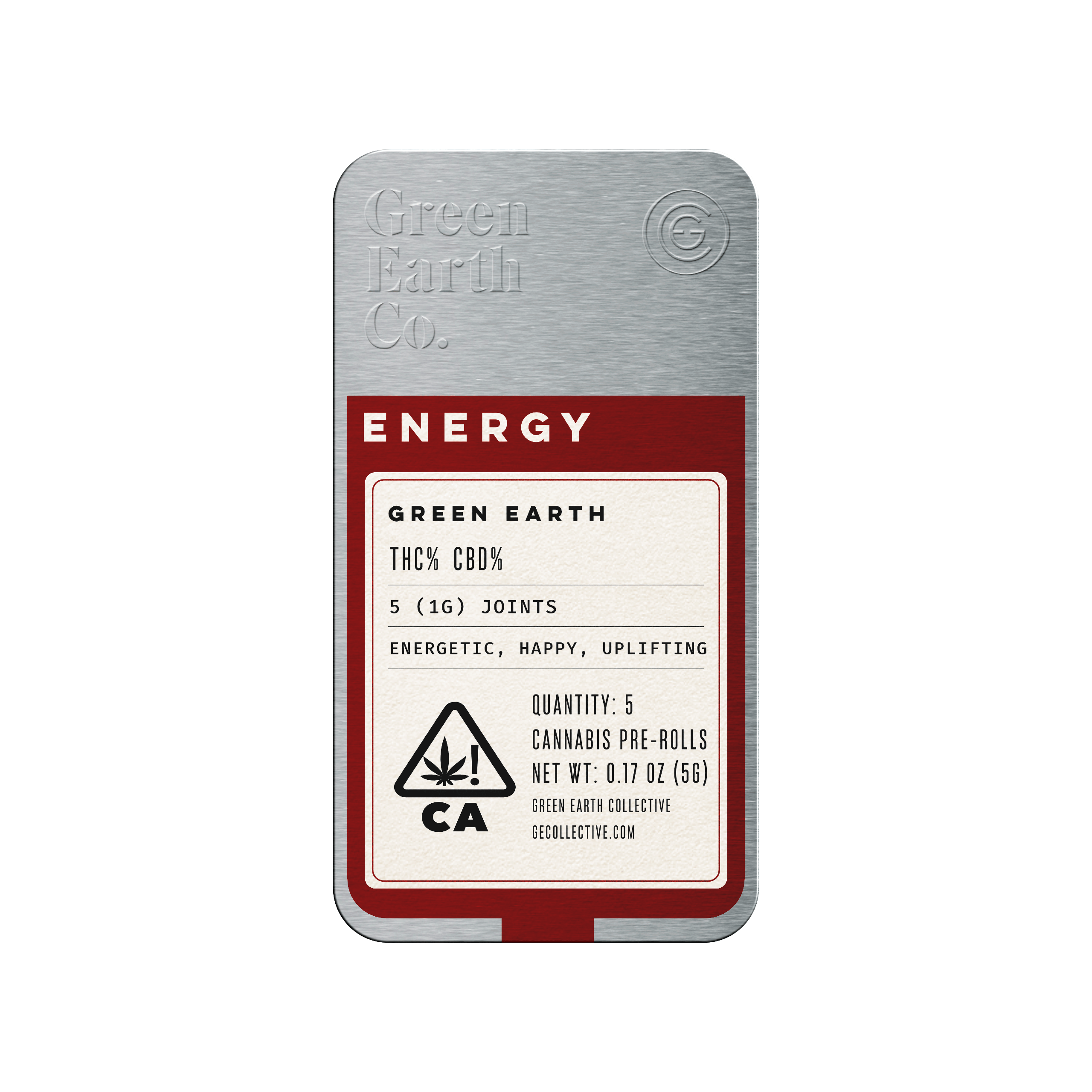 Earth Tins | Keylime Jack Pre-Roll 5 pack - 5g - Green Earth Co. -  - $25 - Pre-Rolls