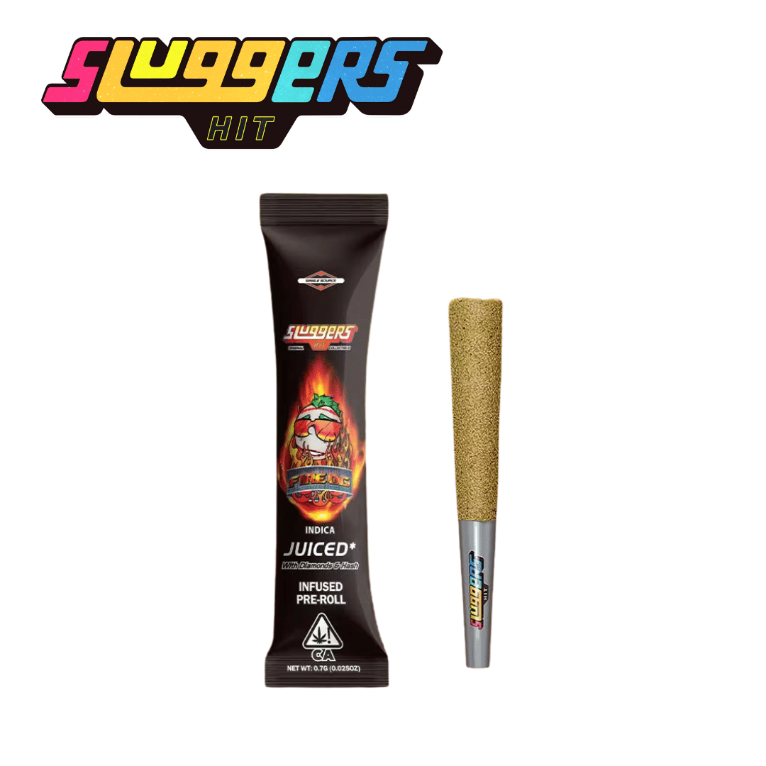 Sluggers - Fire OG - Infused (Diamonds + Hash + Kief) Pre-Roll - 0.7g - Sluggers - FOG - Infused PR - 0.7g - $8.99 - Pre-Rolls