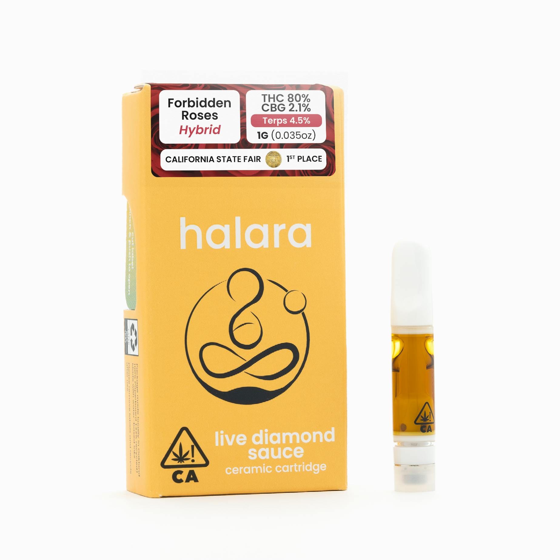 1G FORBIDDEN ROSES CARTRIDGE - Halara -  - $36.25 - Vaporizer