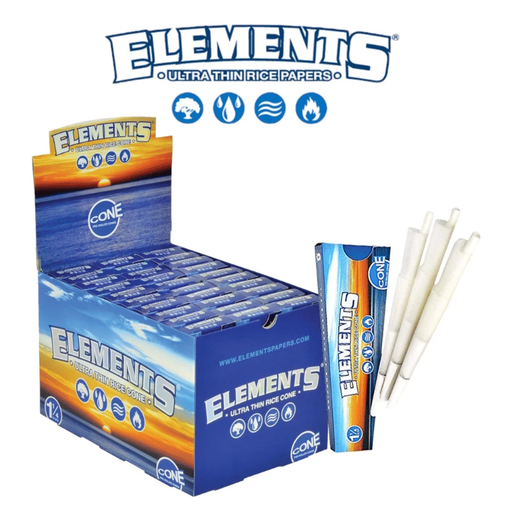 1-1/4 Ultra Thin Paper Cones - 6pk - Elements - Element Cones 6pk - $3.50 - Accessories