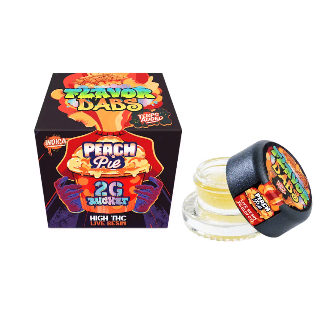 Peach Pie Dabs - 2g Live Resin - Loud+Clear - 2g Indica Live Resin - $40 - Concentrates