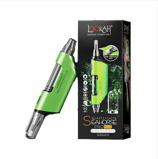 Lookah Seahorse Pro Plus Electric Nectar Collector Green - Lookah -  - $48 - Accessories