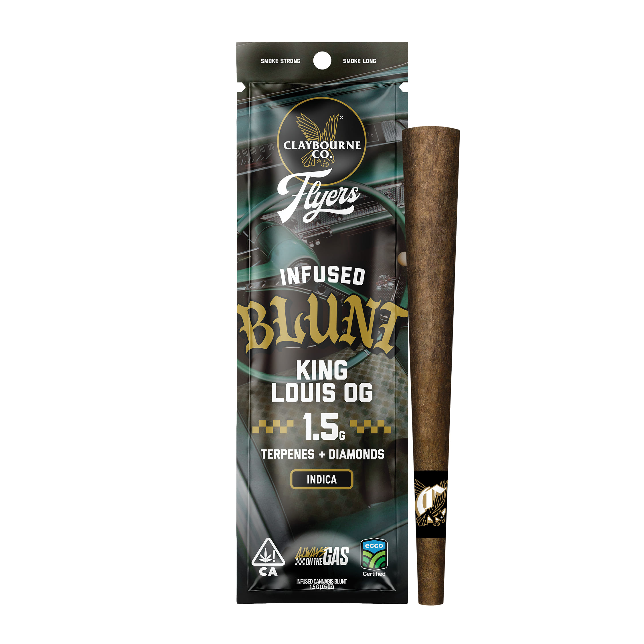 King Louis OG (I) 1.5g Infused Blunt - Claybourne Co. - King Louis OG (I) - $20 - Pre-Rolls