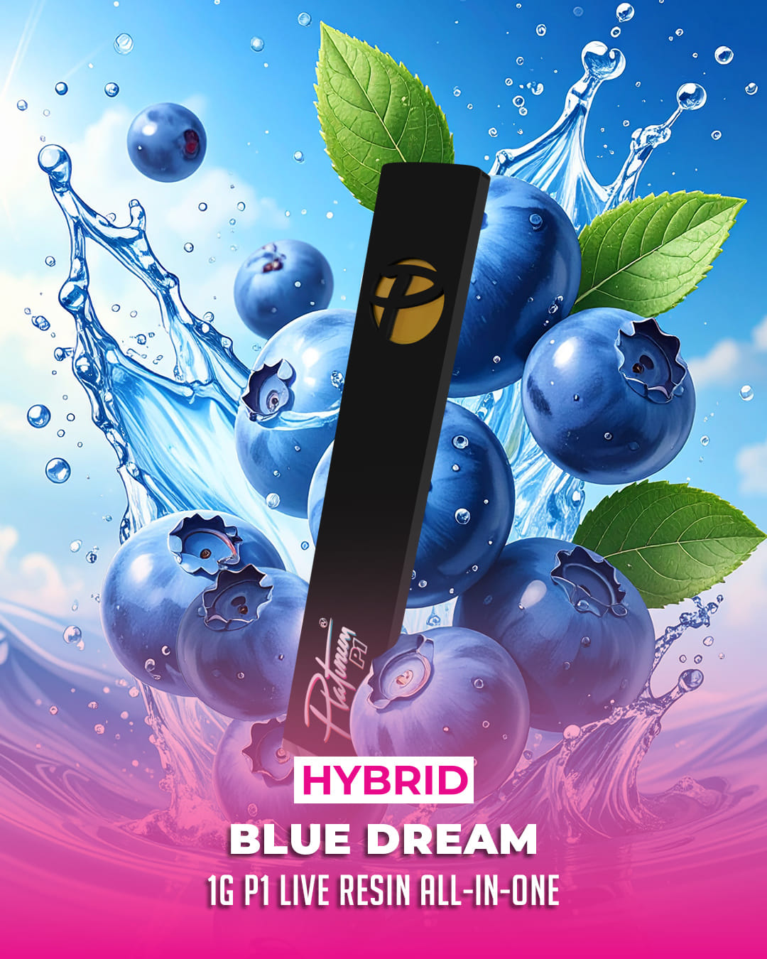 Blue Dream Live 1g Disposable - Platinum Vape -  - $15.85 - Vapes