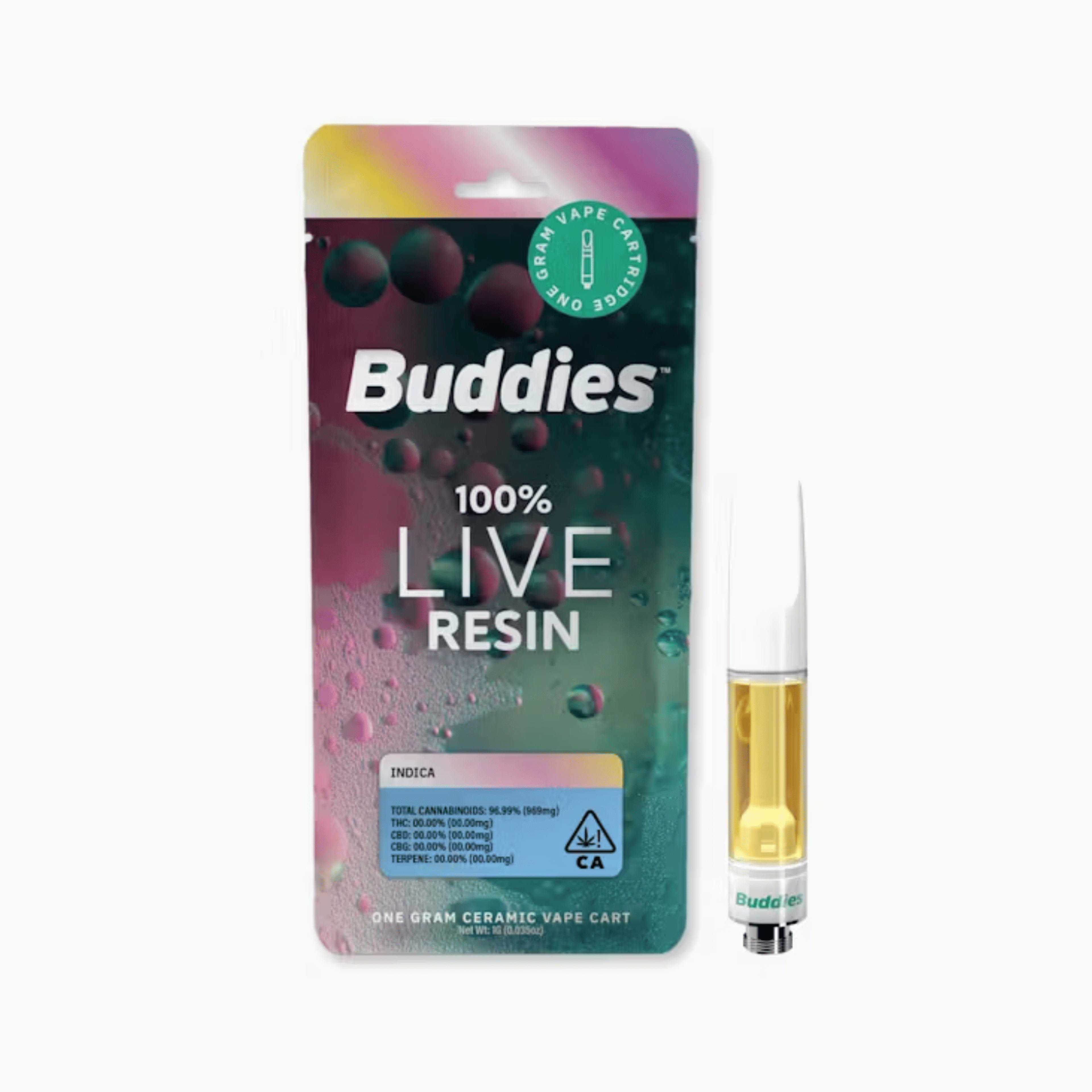 Purple Panties Live Resin Cart 1g - Buddies - - $35 - Vapes
