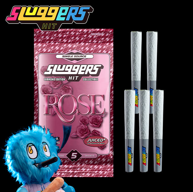Sluggers - Rose - Diamond Edition - Infused Pre-Rolls (5 Pack) - 3.5g - Sluggers - 5 Pack - $35.99 - Pre-Rolls