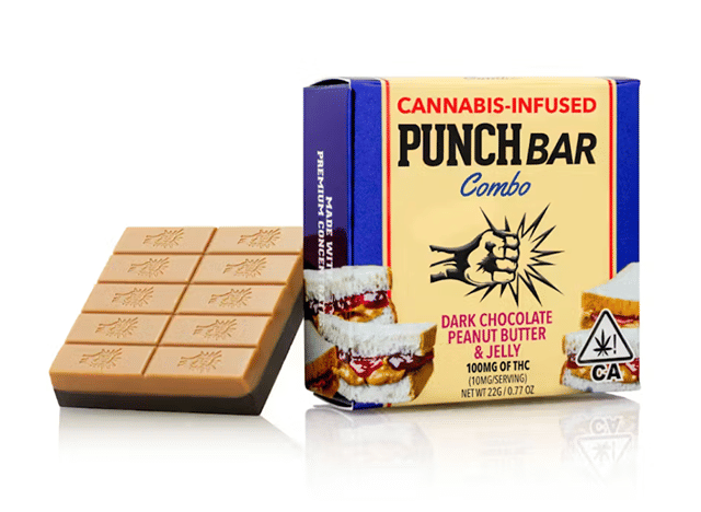 Punch- Peanut Butter Dark Chocolate Bar