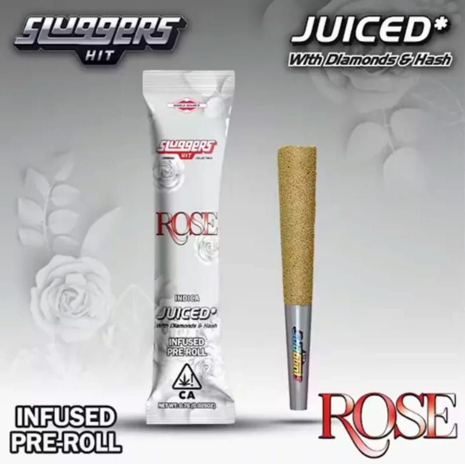 Rose - .7g Infused Preroll - Sluggers - Preroll - $8 - Infused Pre-Rolls