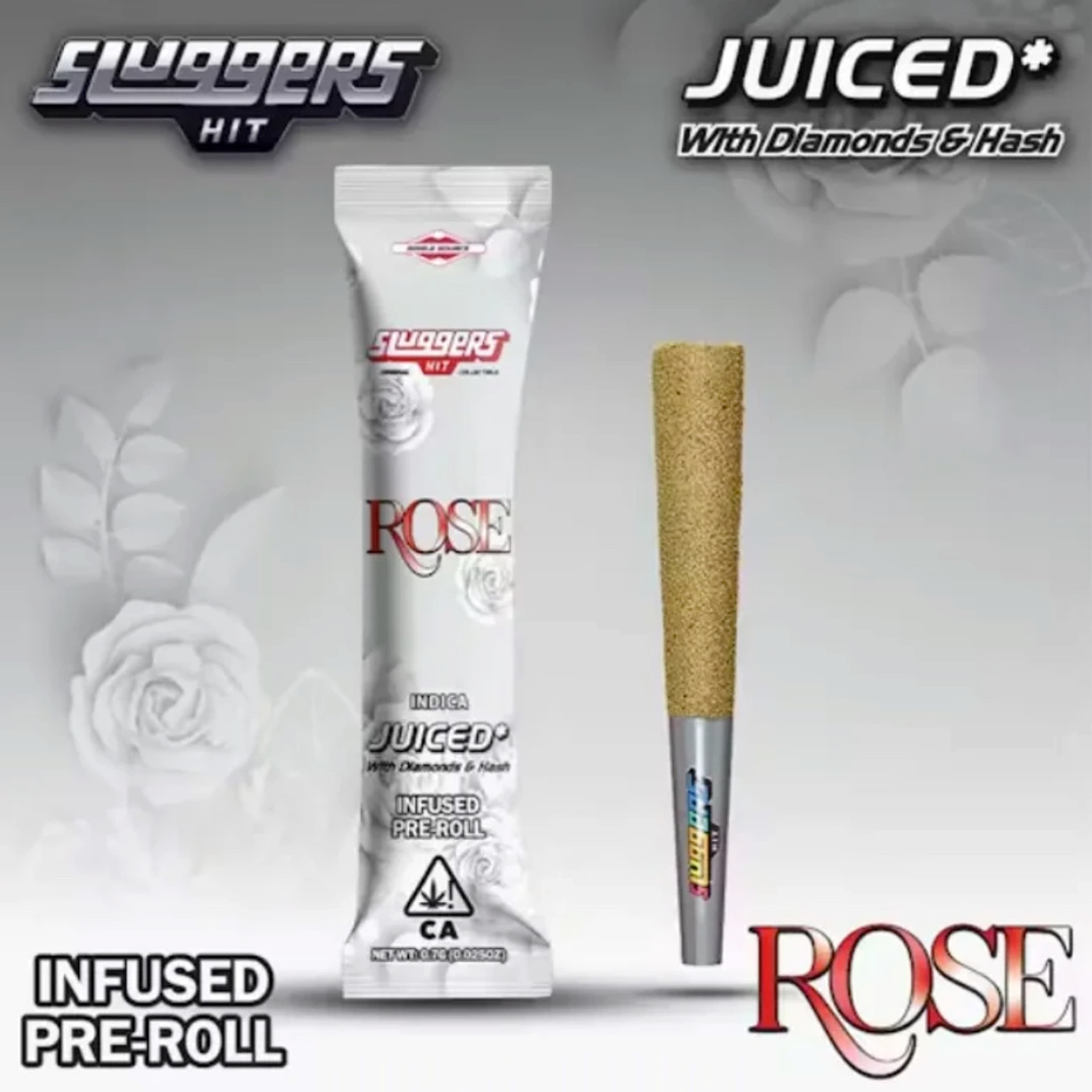 Rose - .7g Infused Preroll - Sluggers - Preroll - $8 - Infused Pre-Rolls