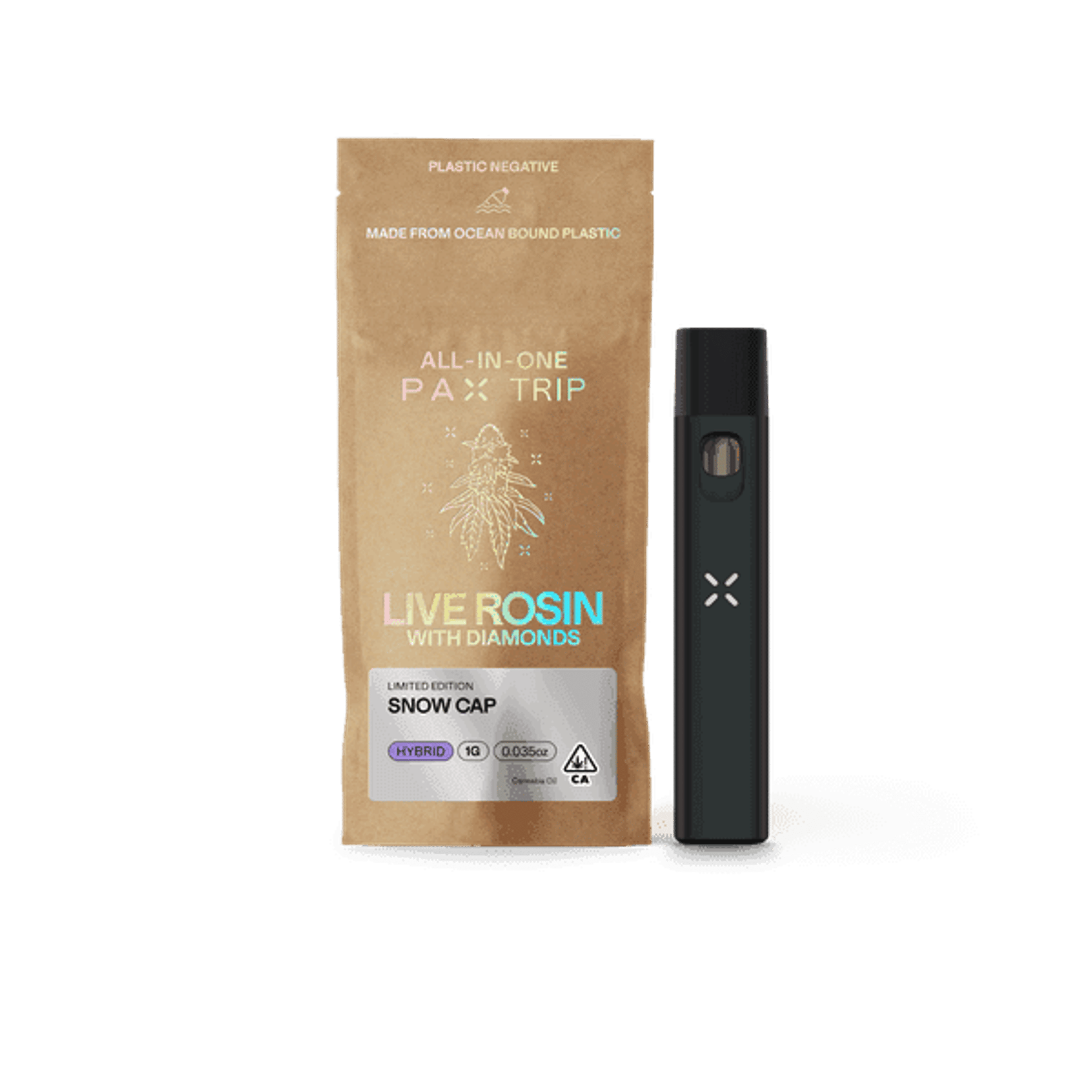 Snow Cap - 1g Rosin Disposable - PAX - 1g Dispo - Hybrid - $55 - All-In-One (Disposables)