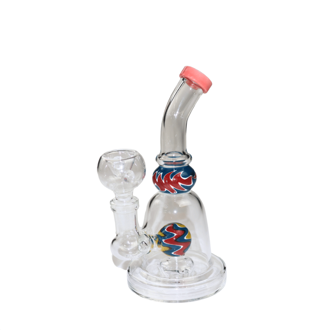 7" Wig Wag Ball Perc Bell Bong with Bowl - Assorted Color - LuvBuds - 7" Wig Wag - $30 - Pipes/Bongs/Dab Rigs