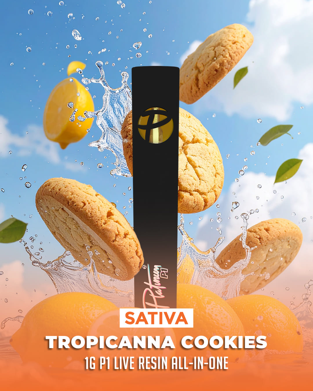 Tropicana Cookies Live 1g Disposable - Platinum Vape -  - $15.85 - Vapes