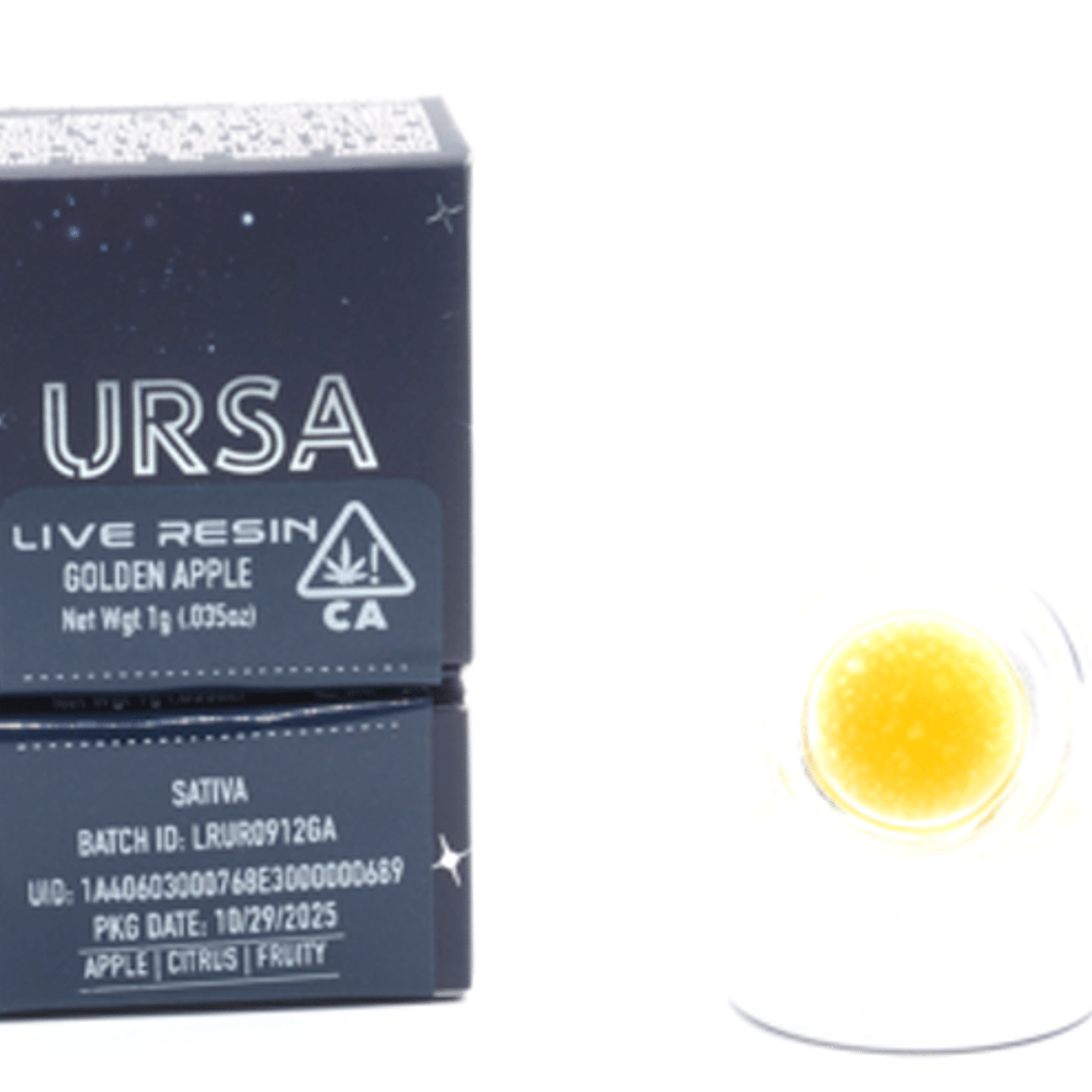 Golden Apple Live Resin 1g - URSA Extracts - - $26 - Concentrate