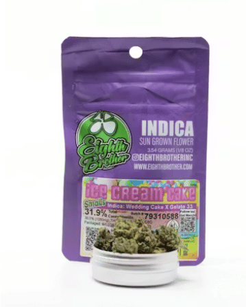 Ice Cream Cake - 3.54g - Eighth Brother - Indica - 1/8 - $9 - Flower (Eighths)