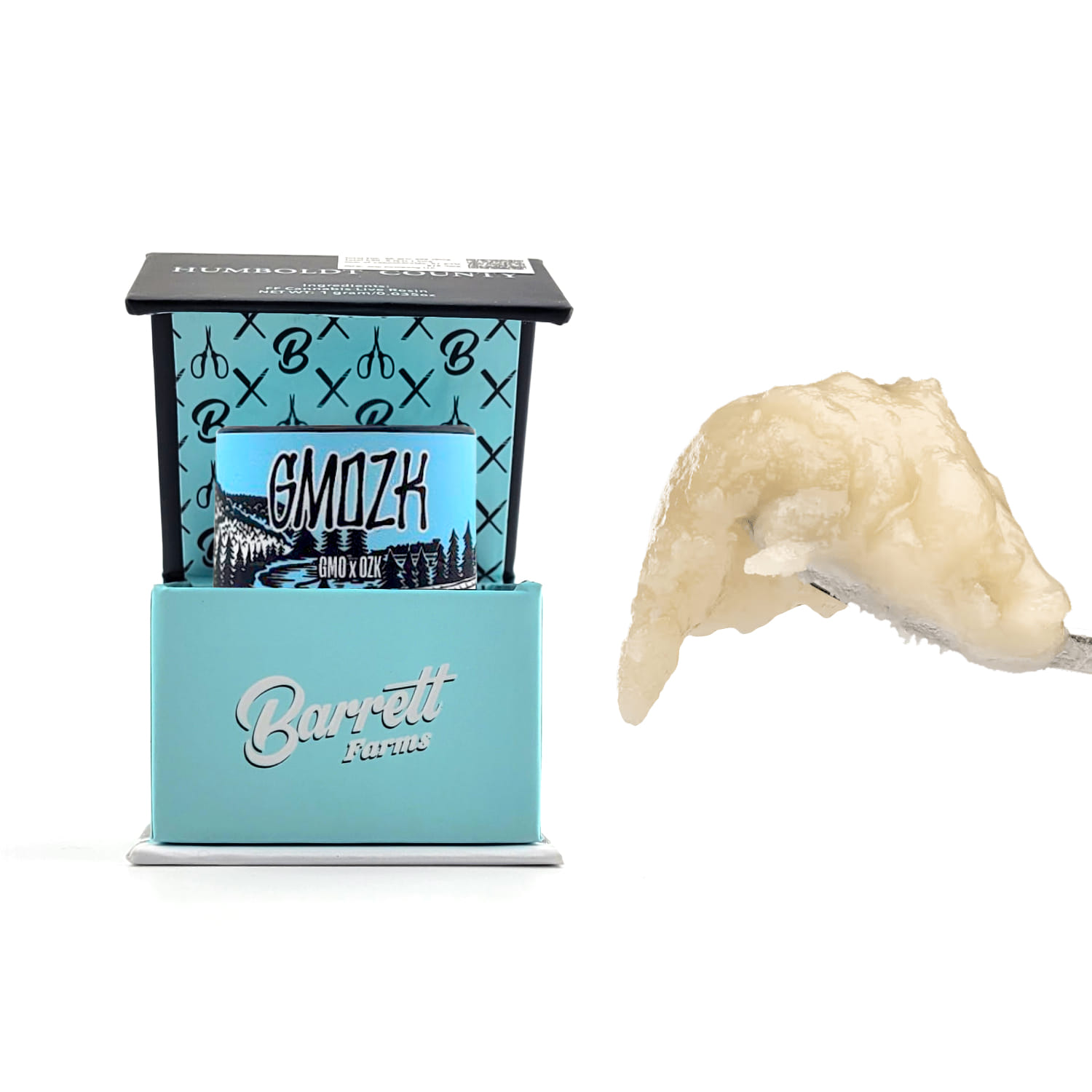 GMOZK - Live Rosin 1G - Barrett Farms - GMOZK Live Rosin (I) - $48 - Concentrates