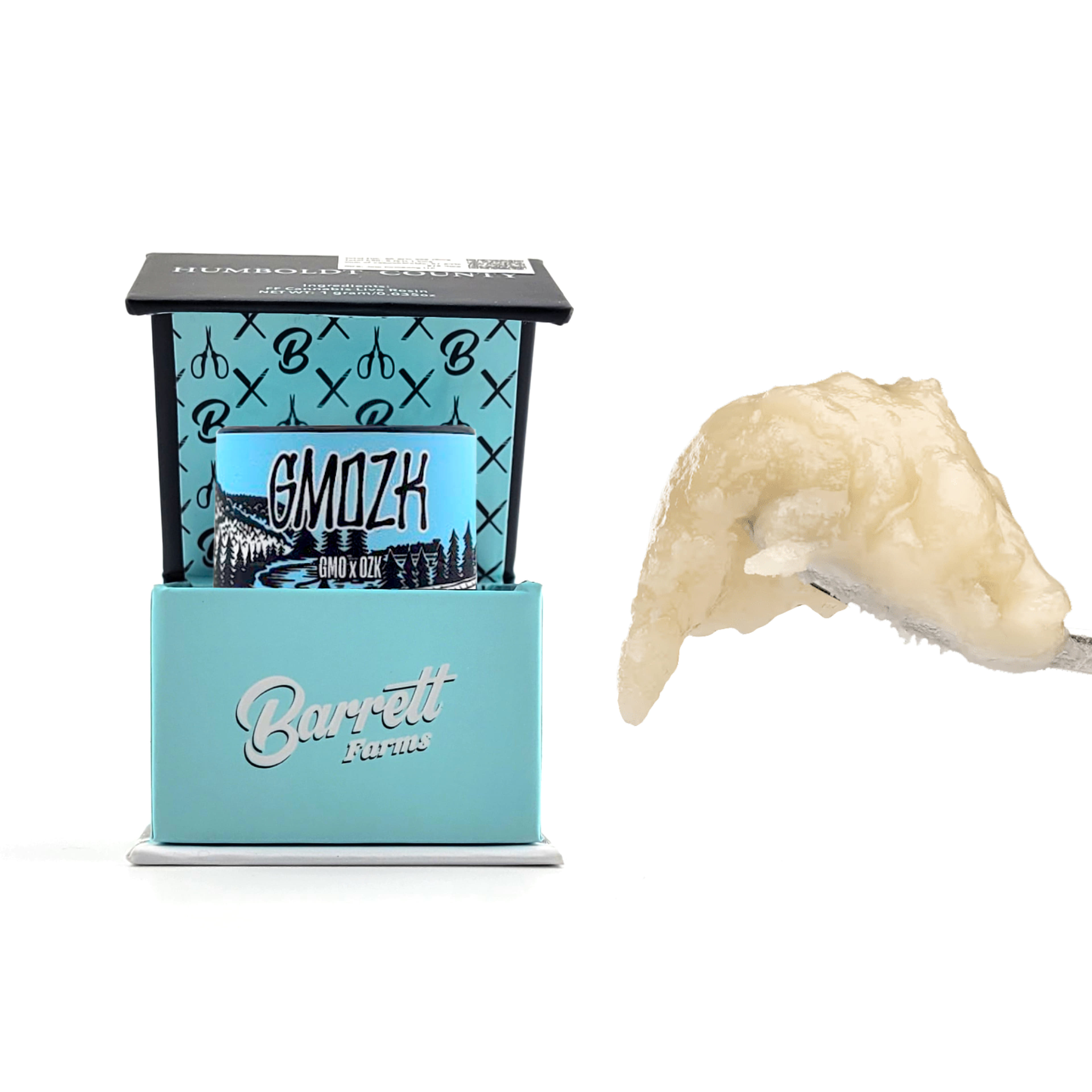 GMOZK - Live Rosin 1G - Barrett Farms - GMOZK Live Rosin (I) - $48 - Concentrates