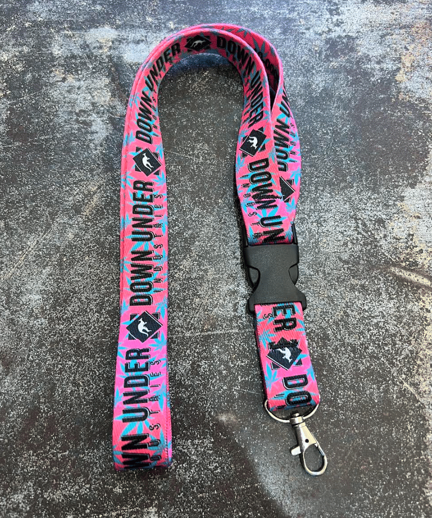Lanyards Pink&Teal - Down Under Industries -  - $6 - Merch & Things