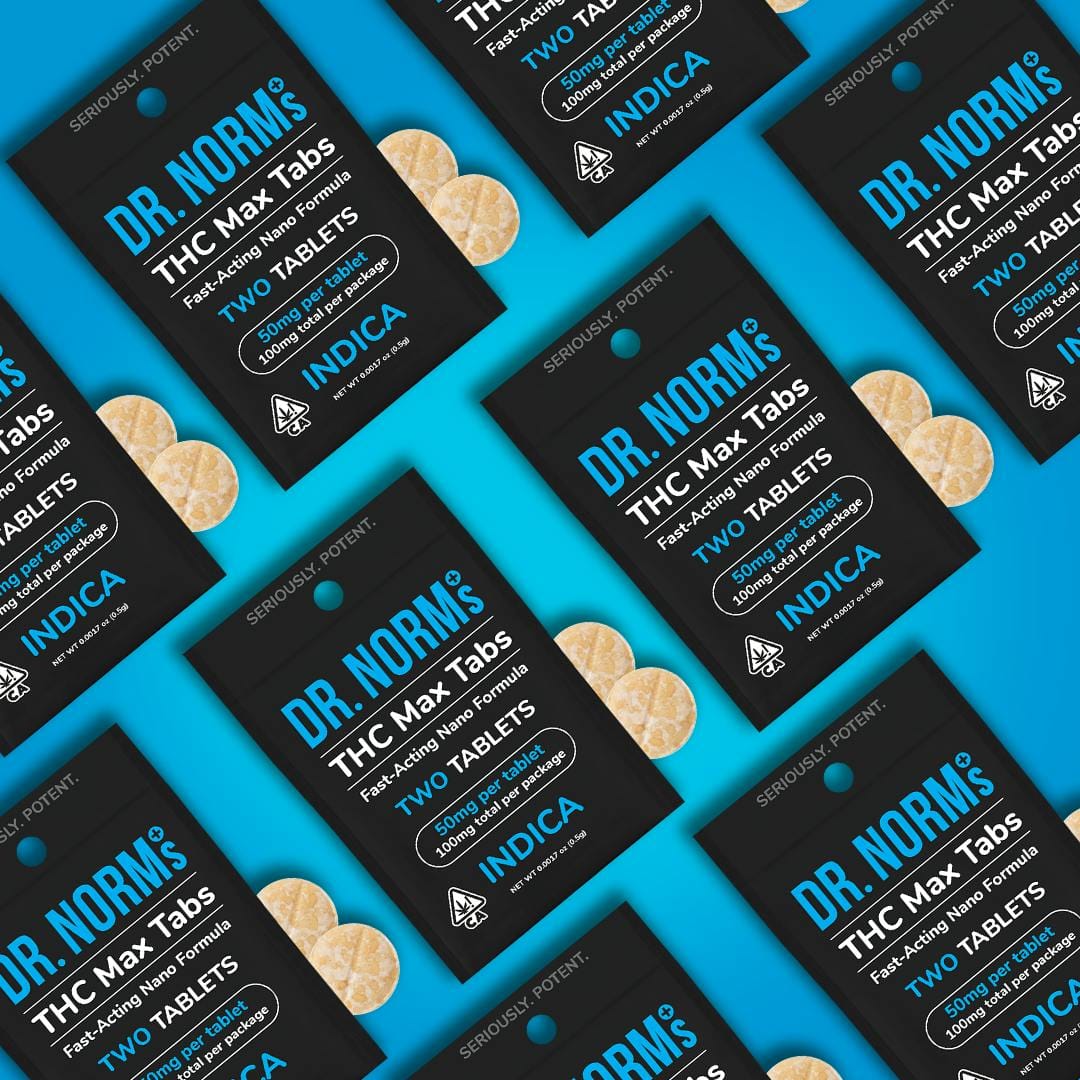 Indica THC MAX 2pk Tablets - Dr. Norms -  - $6 - Edible