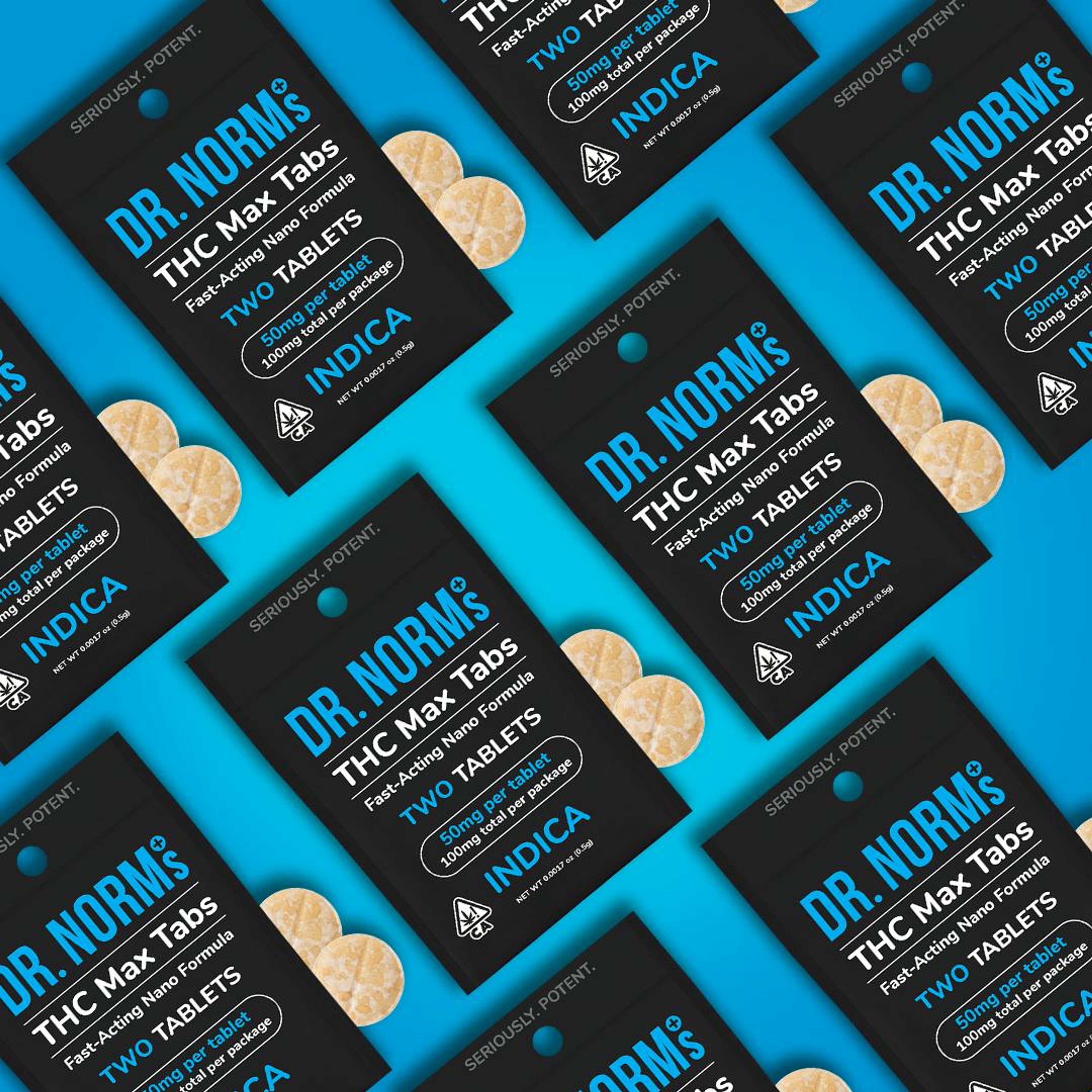 Indica THC MAX 2pk Tablets - Dr. Norms - - $6 - Edible