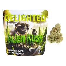 Alien Kush 14g Indoor Smalls - delighted -  - $50.43 - Flowers