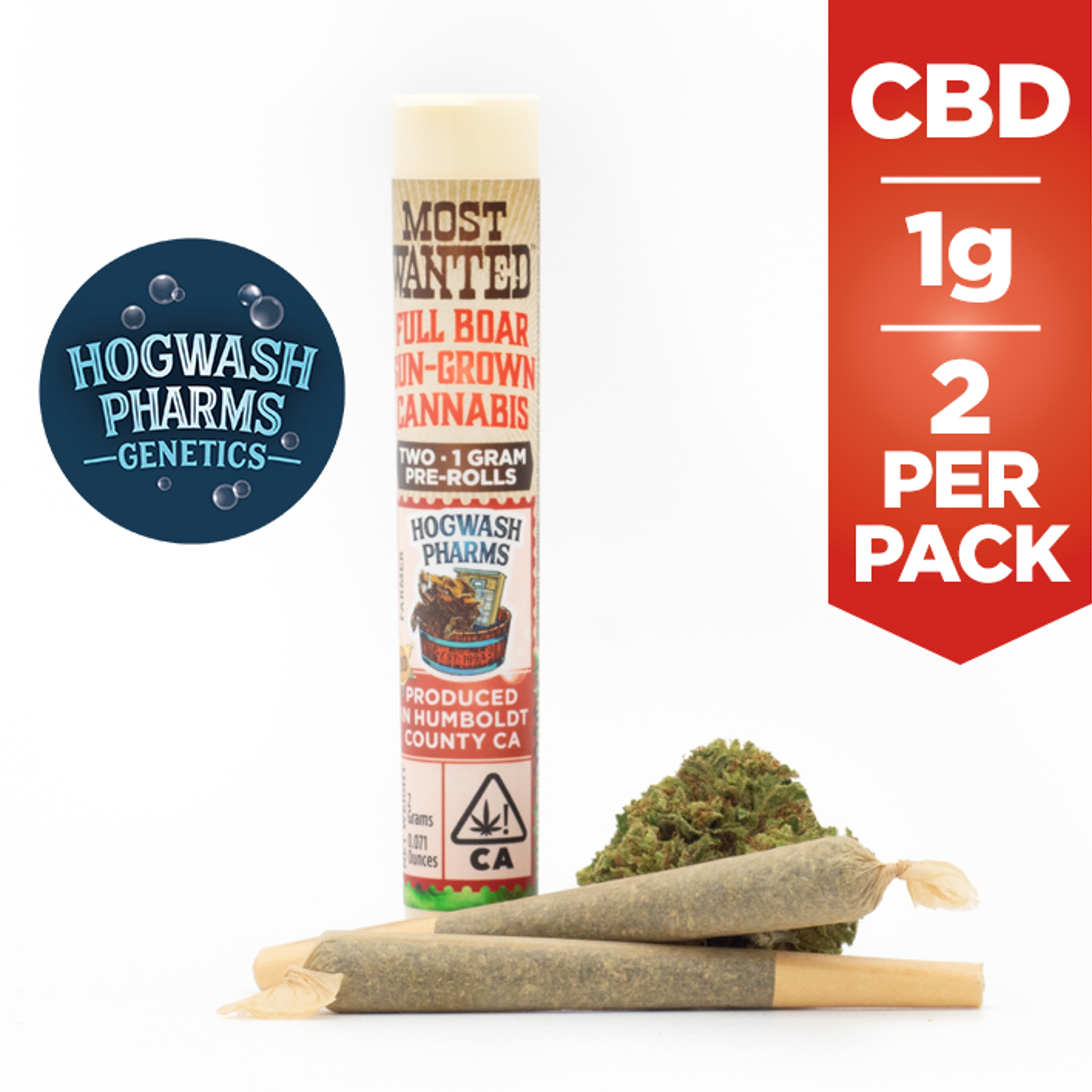 Cannatonic x Ringo Sativa - 1g CBD Prerolls (2g-2pk) - Most Wanted - 2pk CBD Pre roll - Sativa - $12 - Pre-Roll Packs
