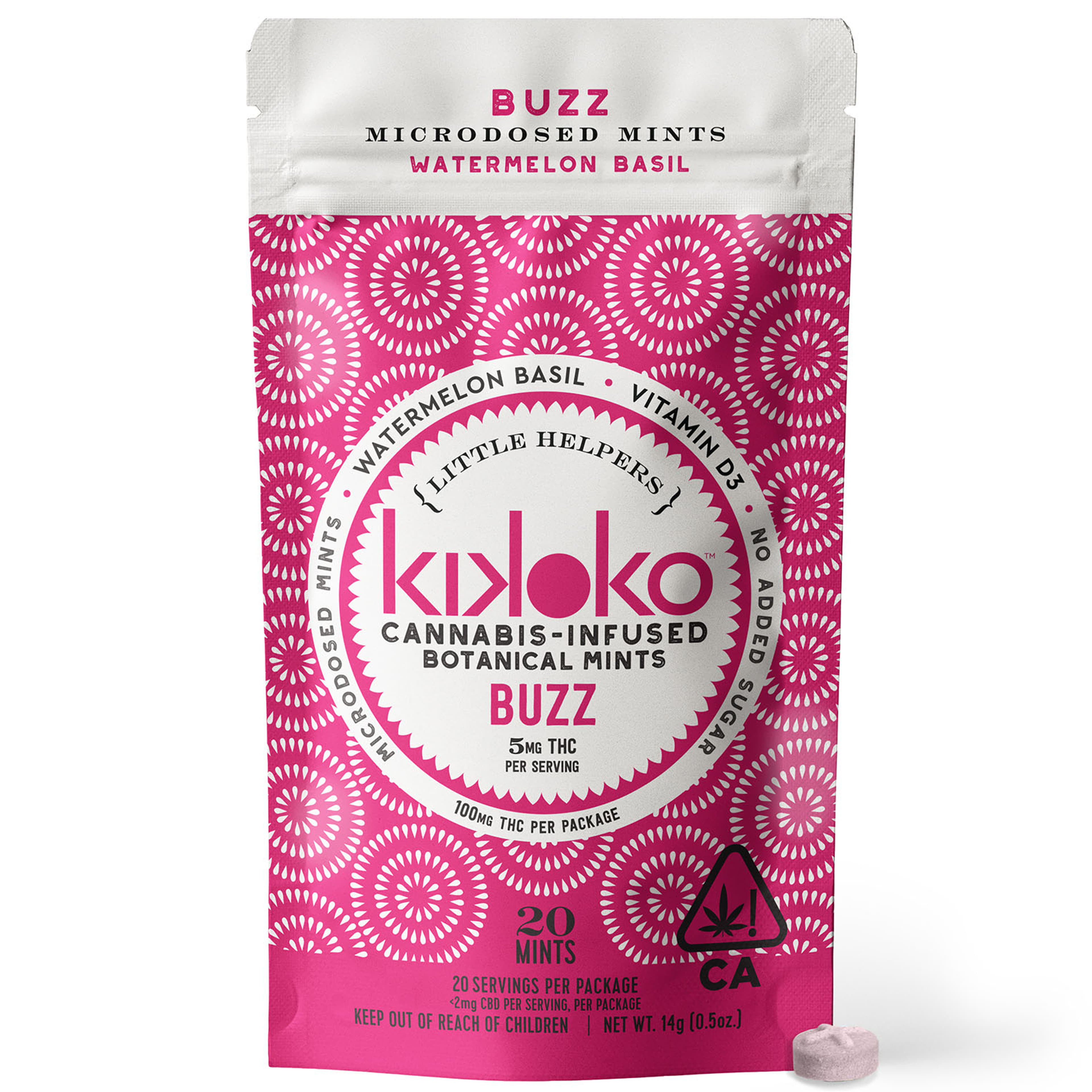 Little Helpers: Buzz Mints - Kikoko - 20 Piece - $22 - Edibles