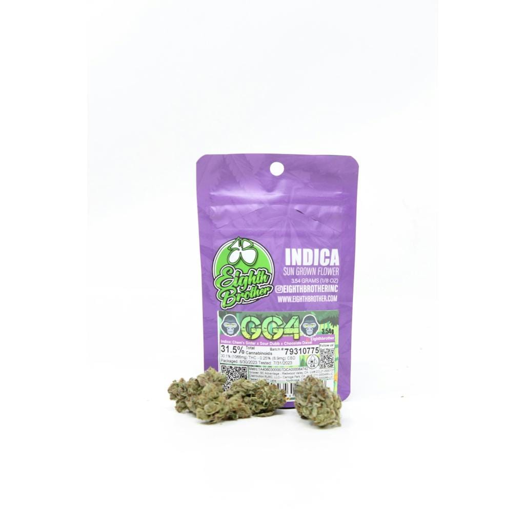 GG4  - 3.5g - Eighth Brother - 3.5g - Indica - $9 - Flower/Infused Flower (3.5 Grams)