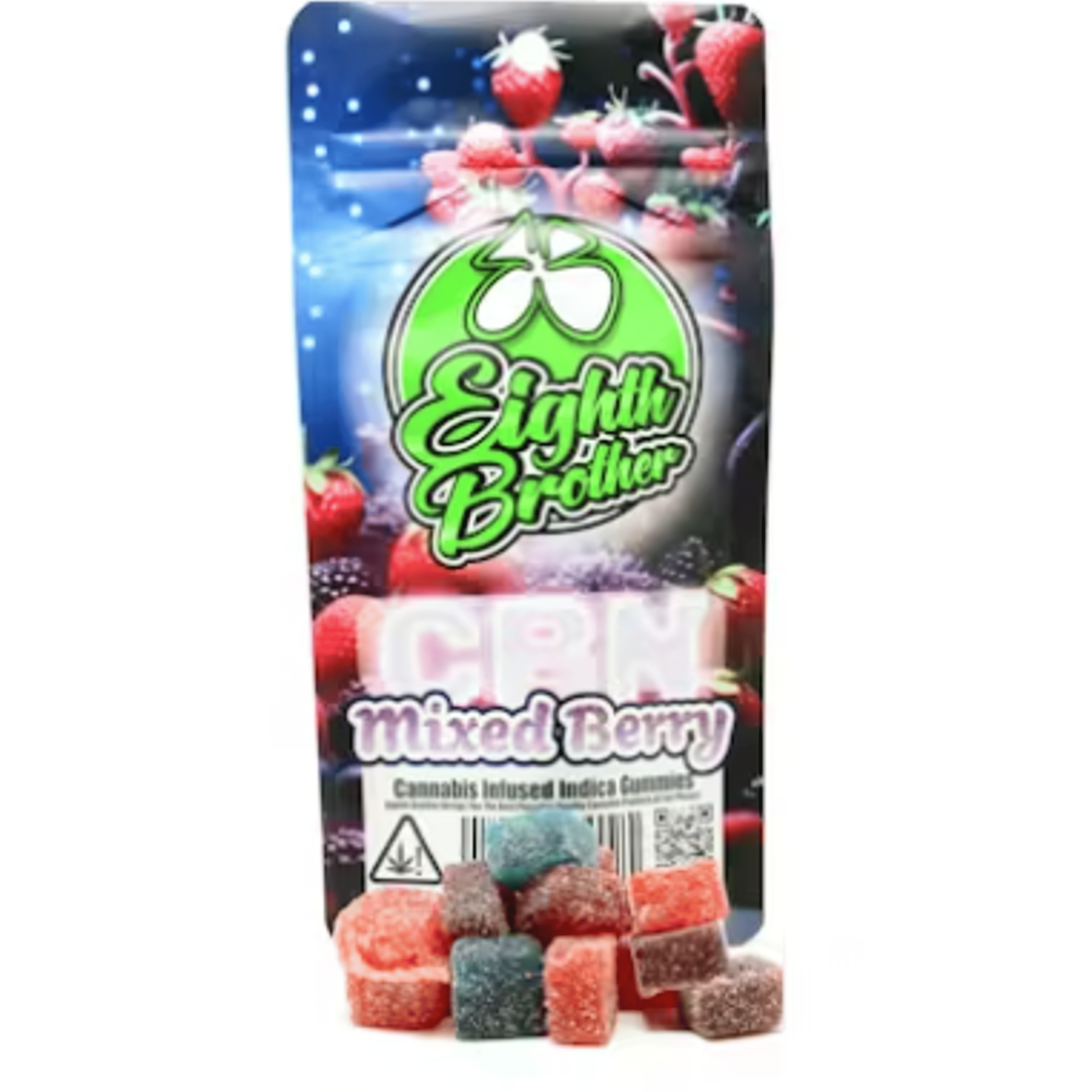 Mixed Berry CBN Gummies - 100mg - Eighth Brother - Indica - Gummies - $6 - Gummies