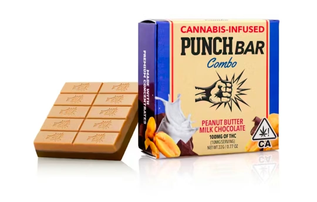 Punch Edibles - 100mg Solventless PunchBar Combo - Peanut Butter Milk Chocoloate Crunch -  - $12.99 - Edibles