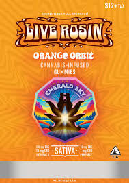 Orange Orbit | 100mg Live Rosin Gummies