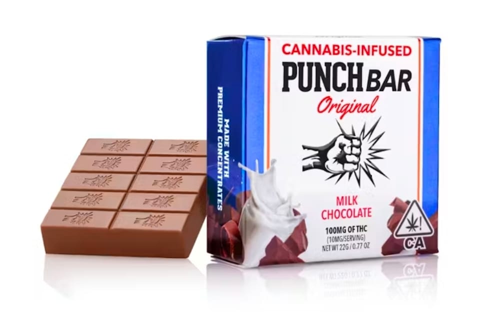 Punch Edibles - 100mg PunchBar - Milk Chocolate -  - $12.99 - Edibles