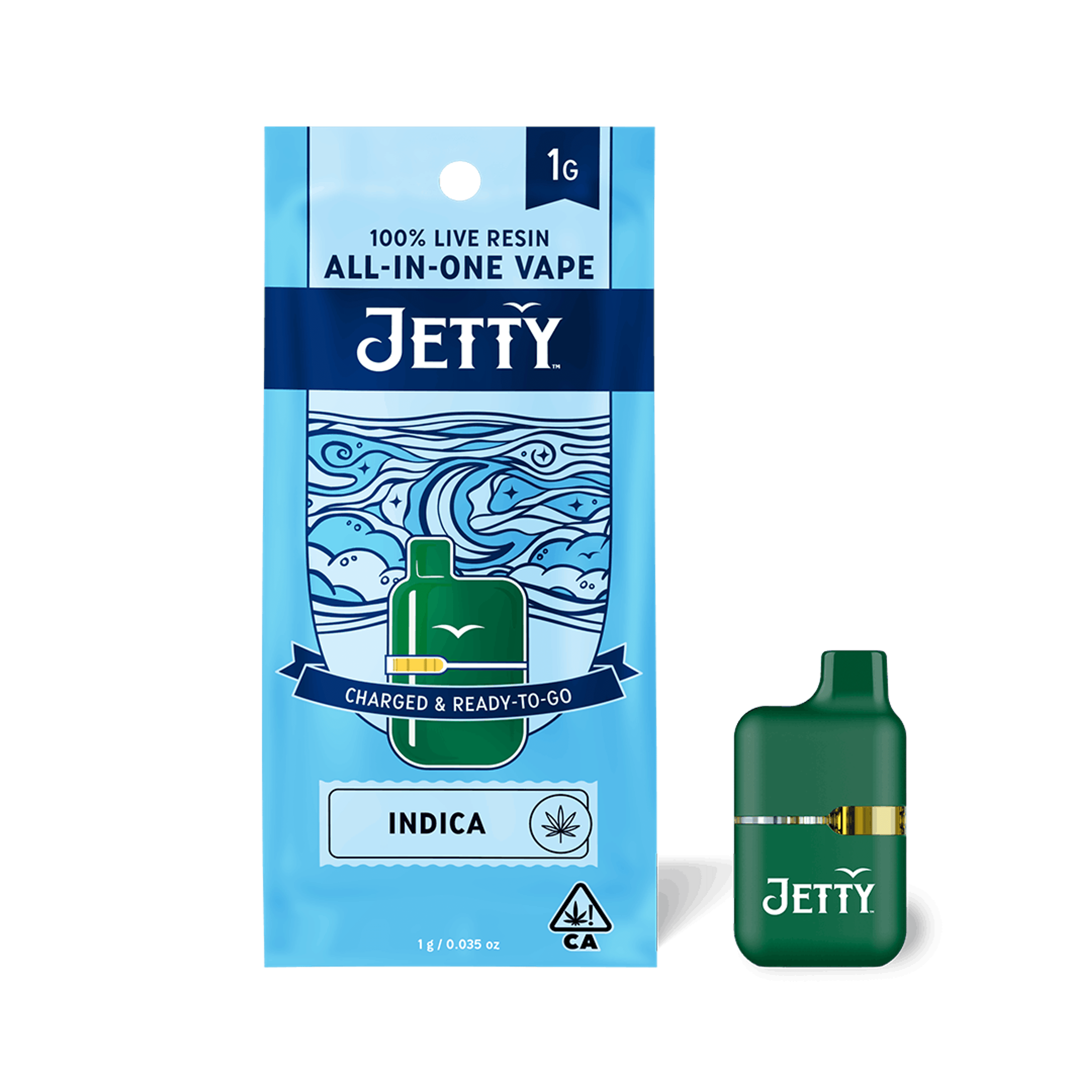 Ice Cream Cake 1g Live Resin Mini Tank - Jetty Extracts - - $41 - Ready To Use Vapes