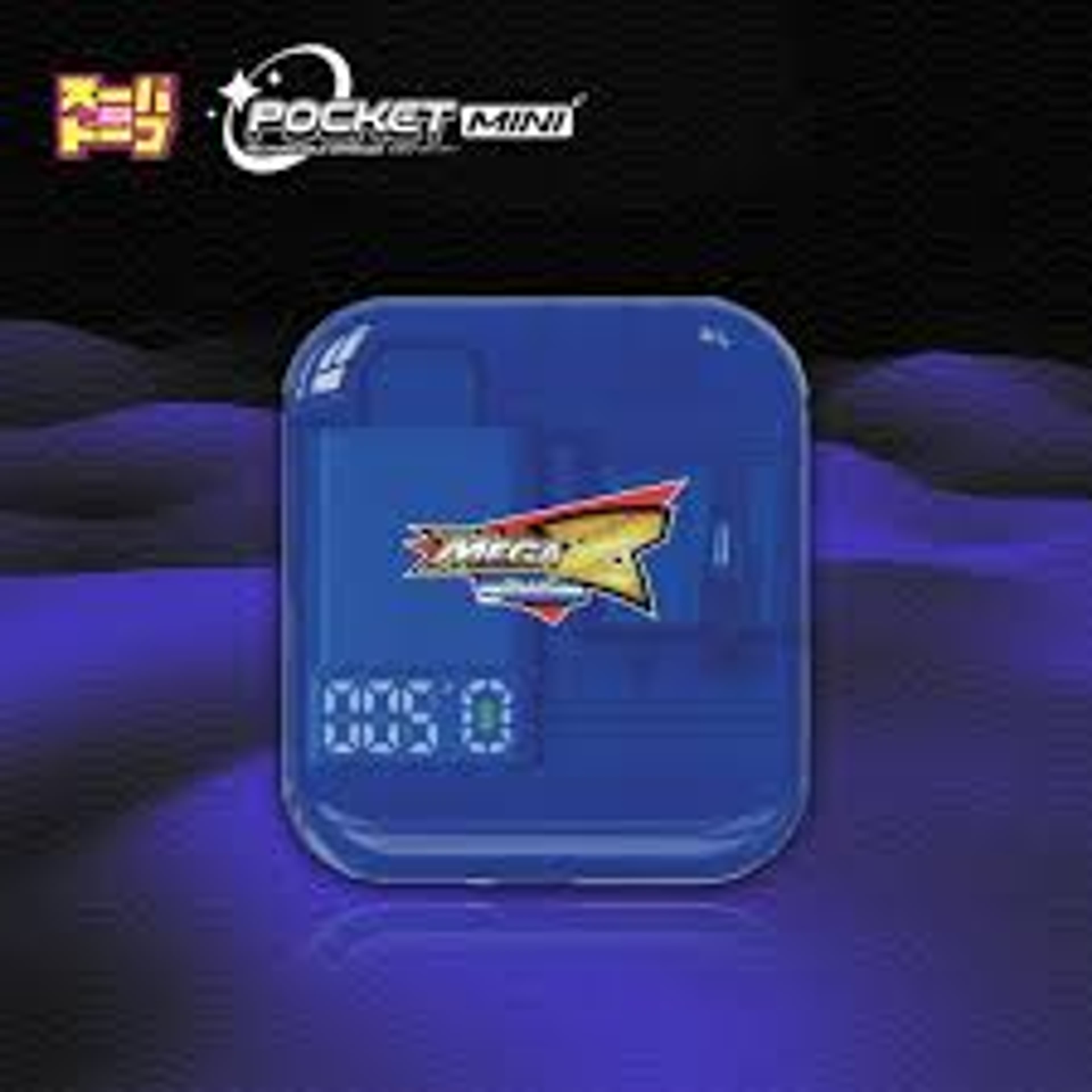 SuperDope - Mega Z Blue - Pocket Mini AIO (Live Resin) - 1g - Super Dope - - $39.99 - Disposable Vapes