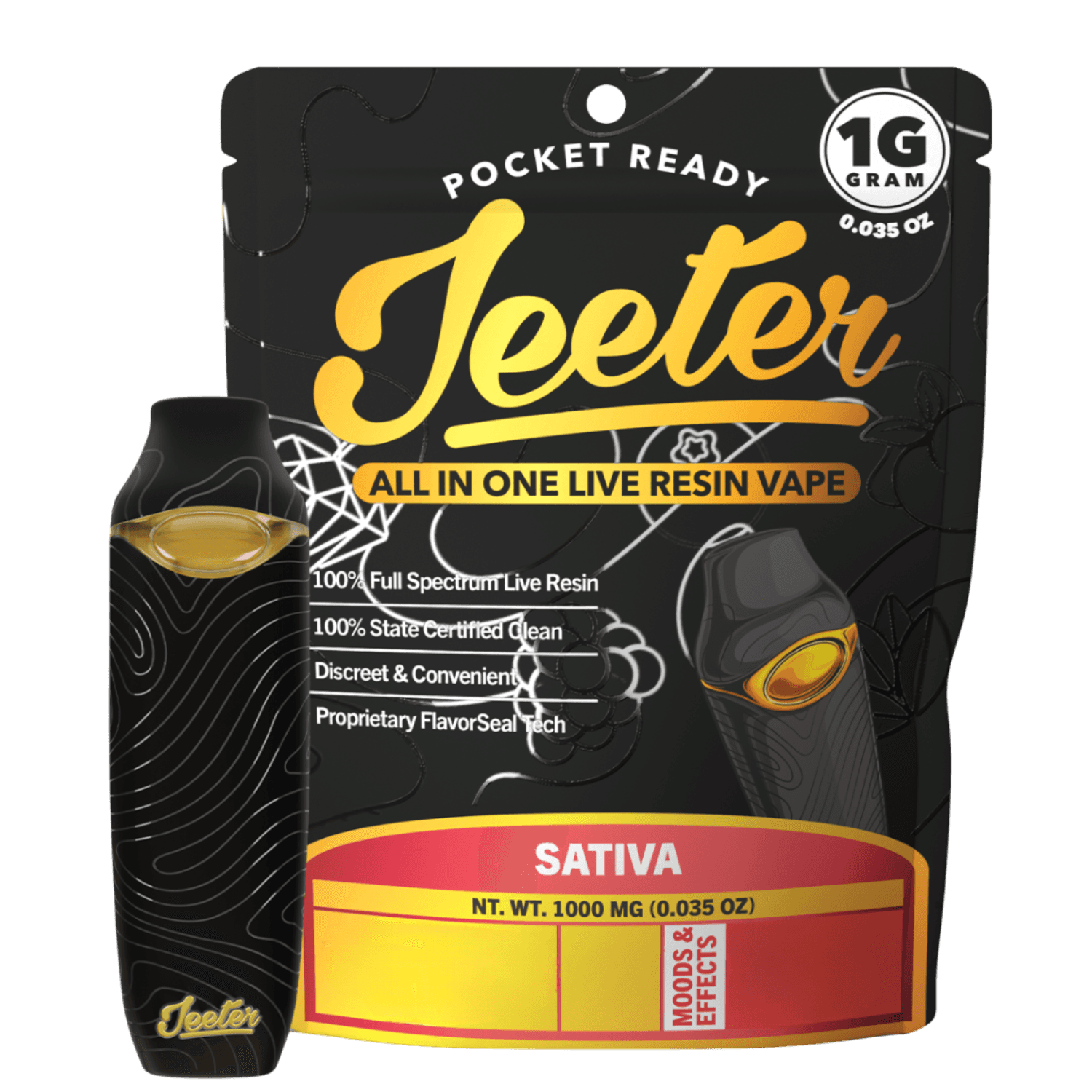 Headspace (S) - Live Resin 1g AIO *SPECIAL PRICING* - Jeeter - Headspace (S) - $33 - Cartridges