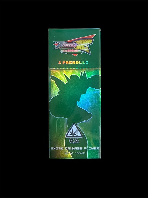 SuperDope - Mega Z Emerald - Pre-Rolls - 2pk - 3g