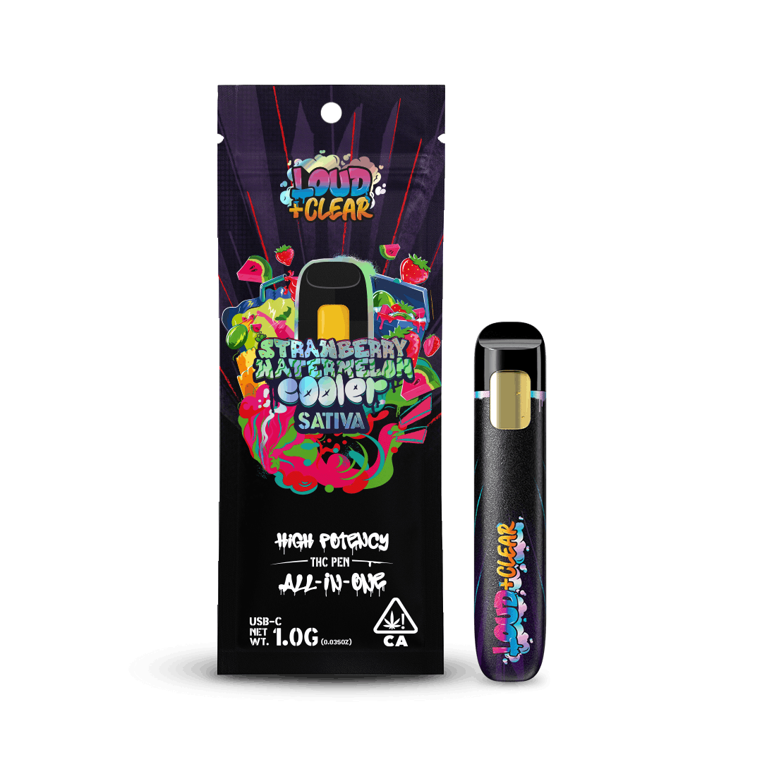 Strawberry Watermelon Cooler All-in-One - 1g - LOUD+CLEAR -  - $25.75 - Vape