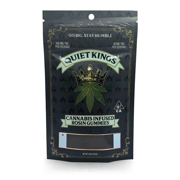 Quiet Kings - Edibles 100mg Rosin Infused - Blackberry Sour - Quiet Kings -  - $11 - Edibles