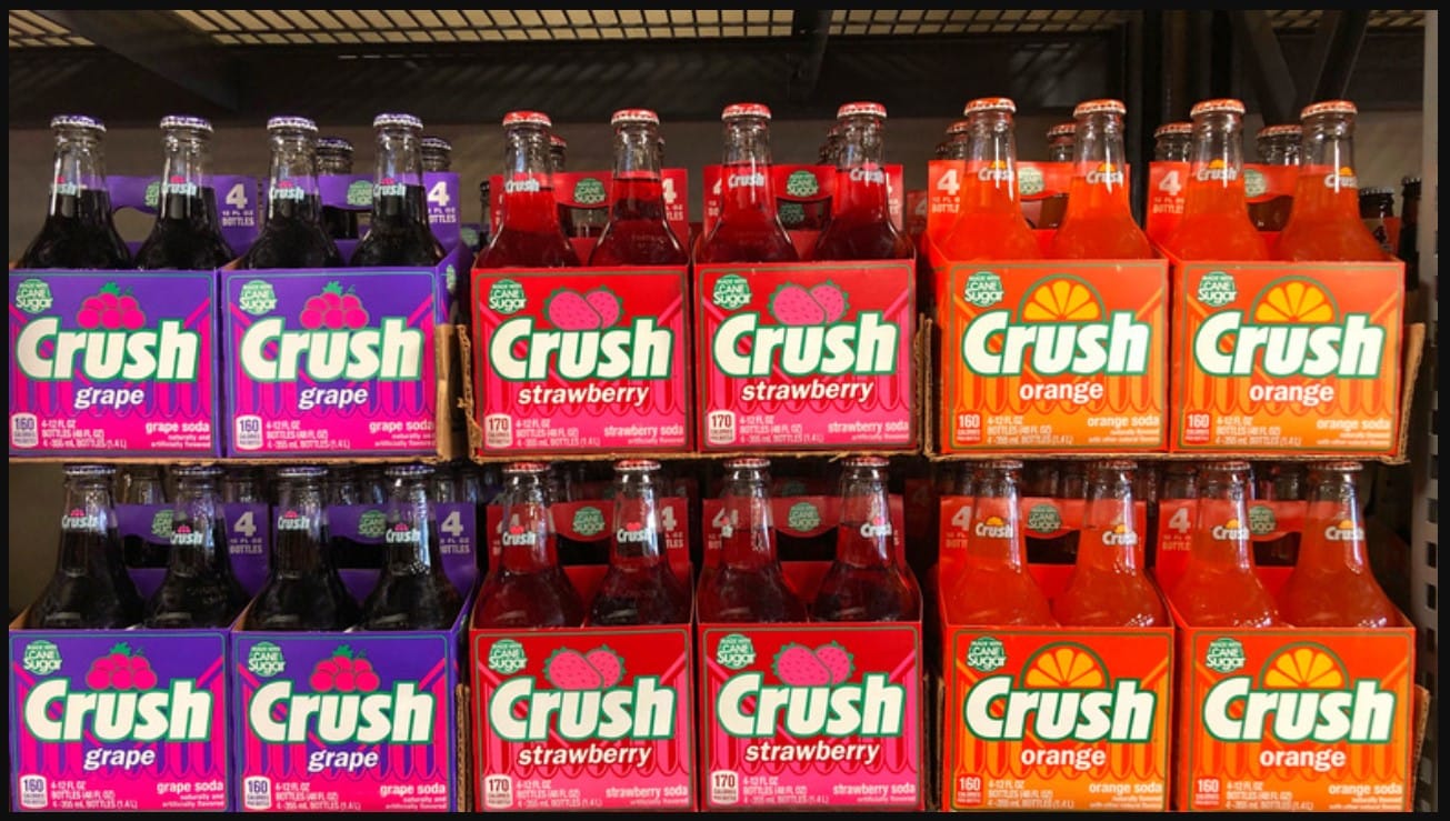 CRUSH Soda - Drinks - Mecca - Orange - $2 - Snacks