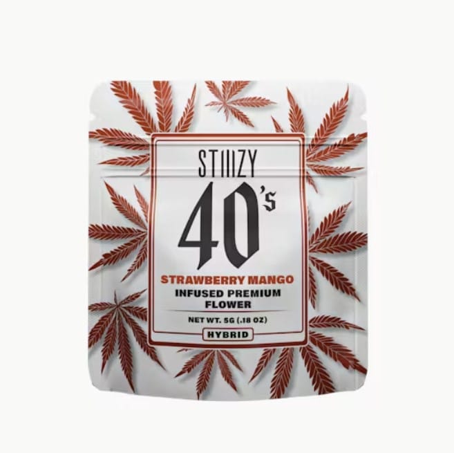 $49.98 - Strawberry Mango 7G 40's Infused Flower - Stiiizy -  - $36 - Flowers