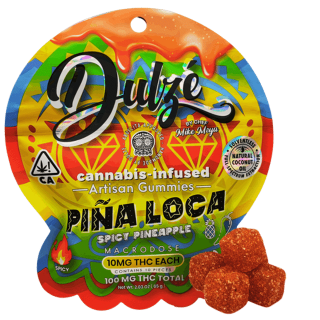 Spicy Pineapple Piña Loca Gummies - 100mg