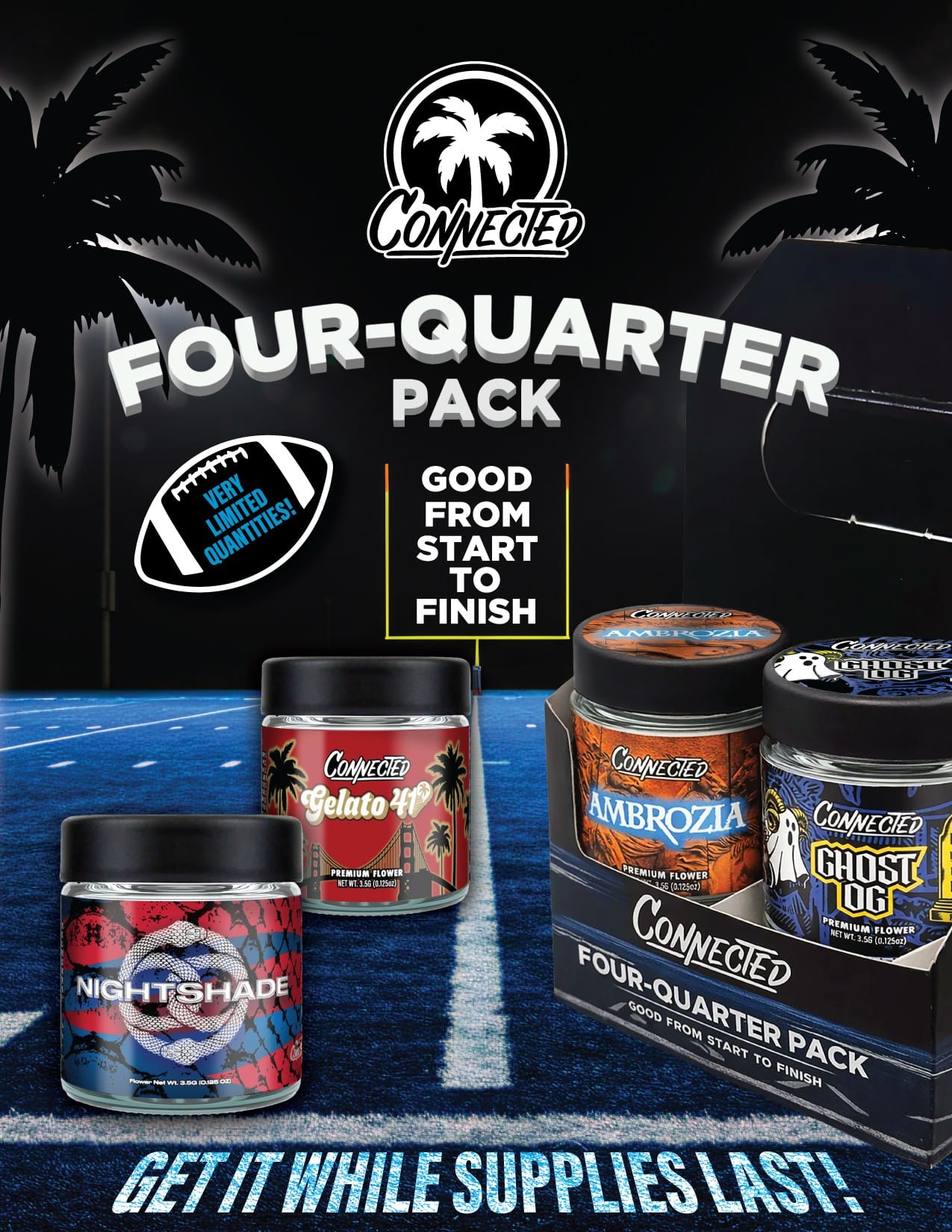 LA Rams Ghost OG 3.5g *SPECIAL EDITION* - Connected -  - $45.75 - Flower